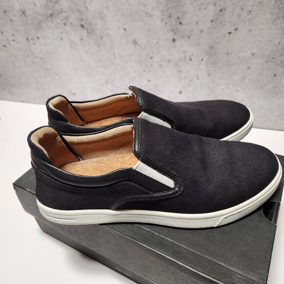 UGG Mateo Canvas Slip On Loafer Men\'s 8.5 Black 1019626 main image 6